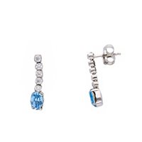 Earrings Gogo Woman Classic in Silver Cristallo artificiale 276014 - 276014
